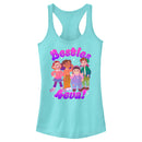 Junior's Turning Red Besties 4Eva! Racerback Tank Top