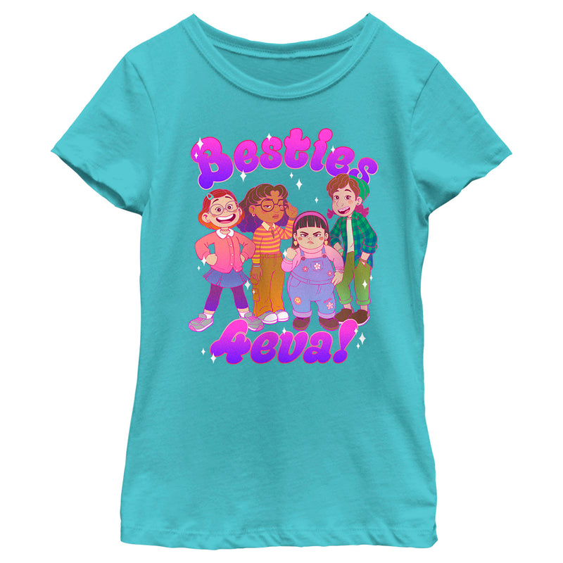 Girl's Turning Red Besties 4Eva! T-Shirt
