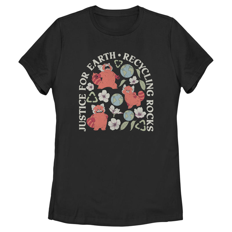 Women's Turning Red Recycling Rocks T-Shirt