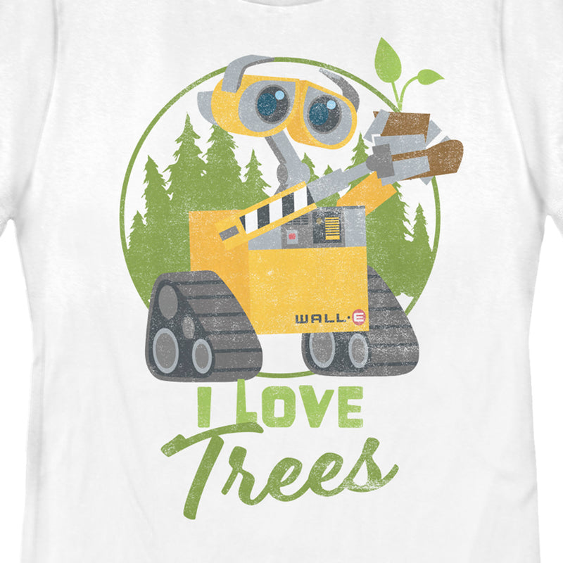 Women's Wall-E I Love Trees T-Shirt