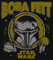Girl's Star Wars: The Book of Boba Fett Distressed Helmet T-Shirt