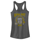 Junior's Star Wars: The Book of Boba Fett Distressed Helmet Racerback Tank Top