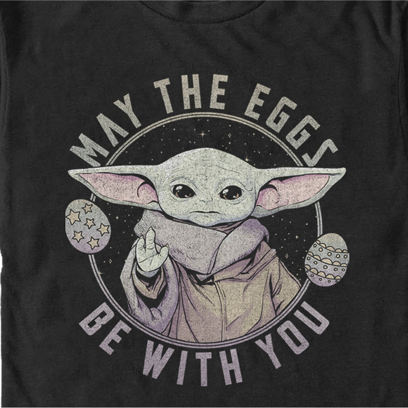 Men's Star Wars: The Mandalorian Grogu May the Eggs Be With You T-Shirt