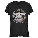 Junior's Star Wars: The Mandalorian Grogu May the Eggs Be With You T-Shirt