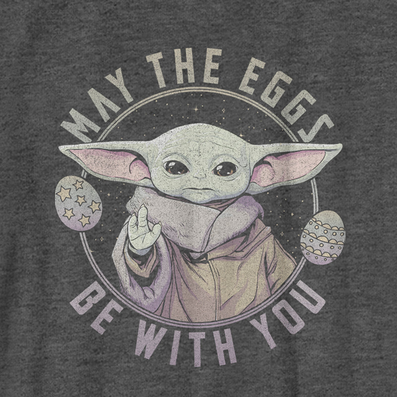 Boy's Star Wars: The Mandalorian Grogu May the Eggs Be With You T-Shirt