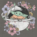 Junior's Star Wars: The Mandalorian The Child Floral Bassinet Sweatshirt