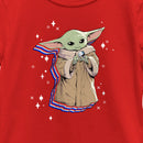 Girl's Star Wars: The Mandalorian Fourth of July Grogu T-Shirt