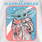 Girl's Star Wars: The Mandalorian Fourth of July Grogu Stars and Stripes T-Shirt