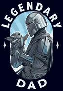 Men's Star Wars: The Mandalorian Din Djarin and Grogu Legendary Dad T-Shirt