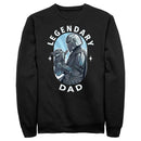 Men's Star Wars: The Mandalorian Legendary Dad Din Djarin and Grogu Sweatshirt