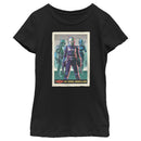 Girl's Star Wars: The Mandalorian Bo-Katan Koska & Axe Card T-Shirt