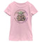 Girl's Star Wars: The Mandalorian Zen Grogu The Force is Strong With This One T-Shirt