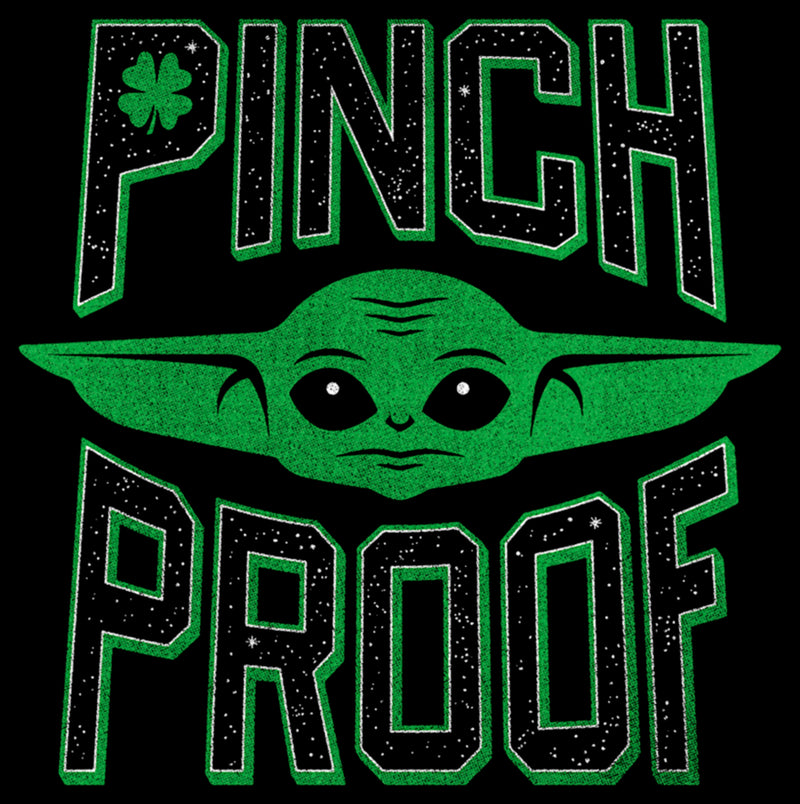 Men's Star Wars: The Mandalorian St. Patrick's Day Grogu Pinch Proof T-Shirt
