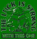 Men's Star Wars: The Mandalorian St. Patrick's Day Grogu The Luck is Strong with this One T-Shirt