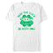 Men's Star Wars: The Mandalorian St. Patrick's Day Grogu May the Luck be with You Retro T-Shirt