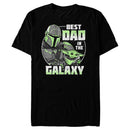 Men's Star Wars: The Mandalorian Distressed Best Dad in the Galaxy T-Shirt