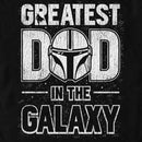 Men's Star Wars: The Mandalorian Distressed Greatest Dad in the Galaxy T-Shirt