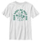 Boy's Star Wars: The Mandalorian St. Patrick's Day Grogu May Luck be with You Retro T-Shirt