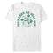 Men's Star Wars: The Mandalorian St. Patrick's Day Grogu May Luck be with You Retro T-Shirt