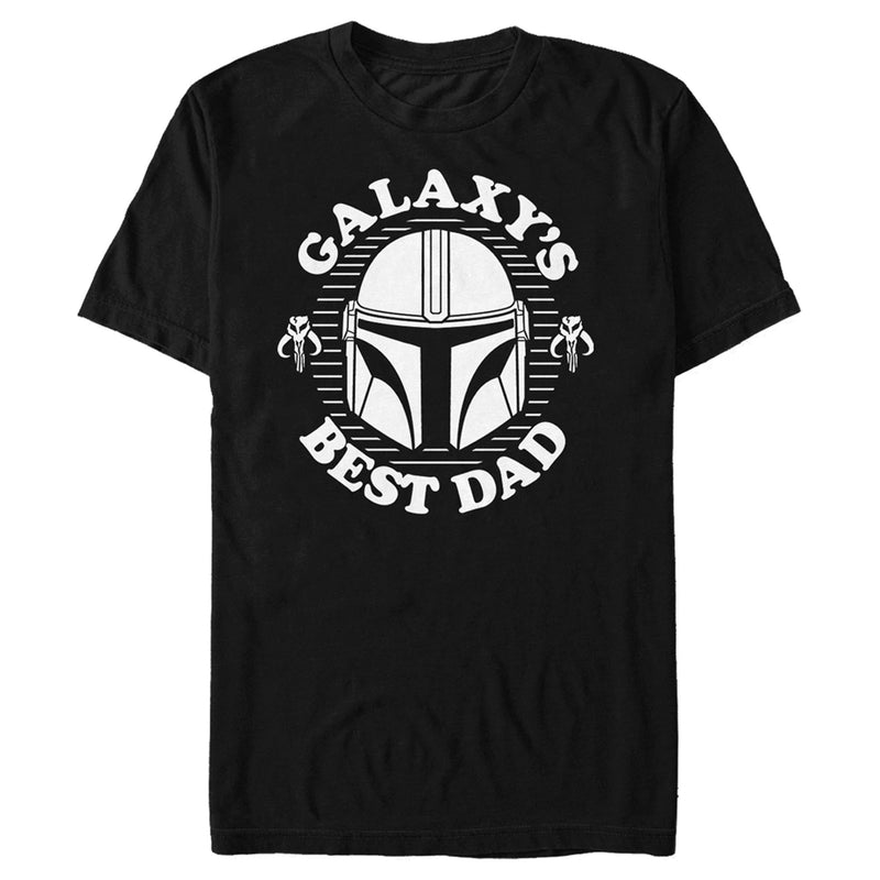 Men's Star Wars: The Mandalorian Din Djarin Galaxy's Best Dad T-Shirt