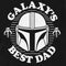 Men's Star Wars: The Mandalorian Din Djarin Galaxy's Best Dad T-Shirt