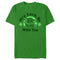 Men's Star Wars: The Mandalorian St. Patrick's Day Grogu May Luck be with You Distressed T-Shirt