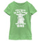 Girl's Star Wars: The Mandalorian Grogu St. Patrick's Day Stars Luck is Strong with this One T-Shirt