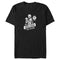 Men's Star Wars: The Mandalorian Grogu and Din Djarin Dadalorian Banner Sketch T-Shirt