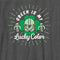 Boy's Star Wars: The Mandalorian St. Patrick's Day Din Djarin Green is my Lucky Color T-Shirt