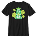 Boy's Star Wars: The Mandalorian St. Patrick's Day Ahsoka Tano and Grogu T-Shirt