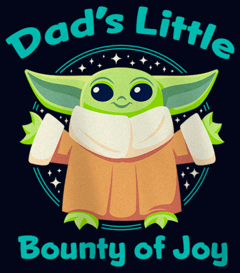 Girl's Star Wars: The Mandalorian Grogu Dad's Little Bounty of Joy T-Shirt