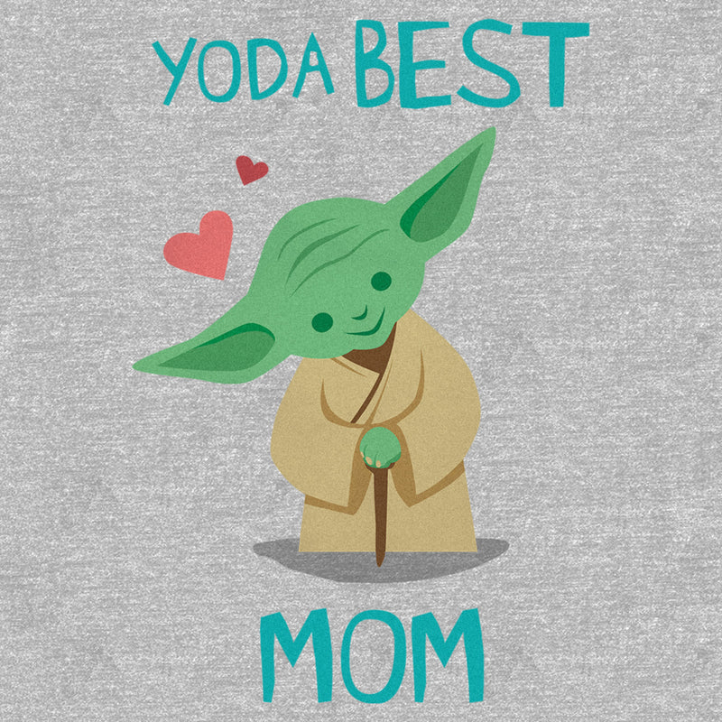 Men's Star Wars Mother's Day Best Mom Yoda T-Shirt