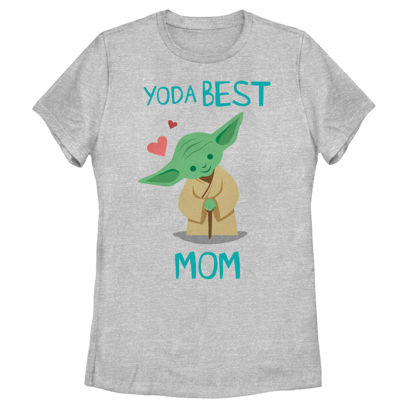 Women's Star Wars Mother's Day Best Mom Yoda T-Shirt