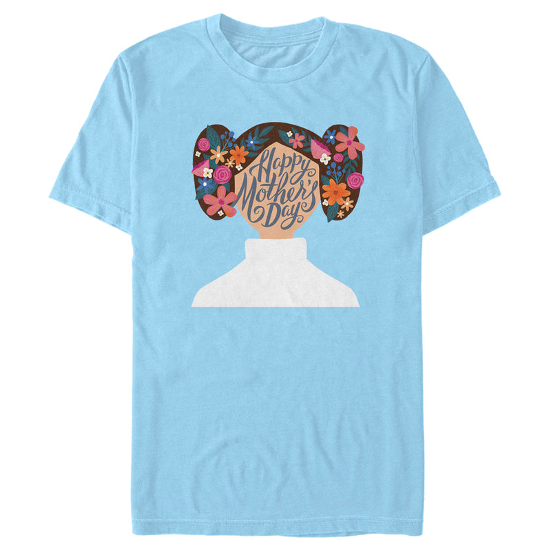 Men's Star Wars Princess Leia Abstract Happy Mother's Day T-Shirt