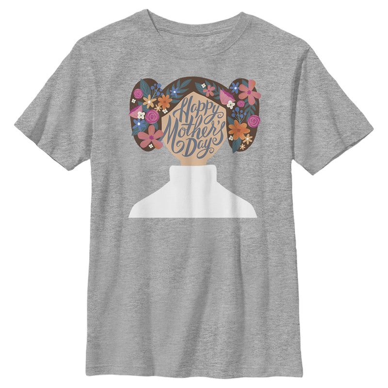 Boy's Star Wars: A New Hope Princess Leia Abstract Happy Mother's Day T-Shirt