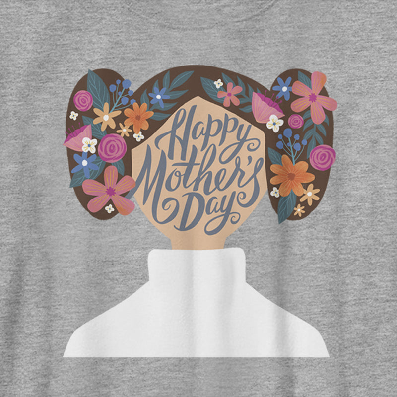 Boy's Star Wars: A New Hope Princess Leia Abstract Happy Mother's Day T-Shirt