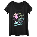 Women's Star Wars Mother's Day Padme Amidala The Force is Strong with this Mom T-Shirt