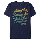 Men's Star Wars May the Fourth Be With You Retro Logo T-Shirt
