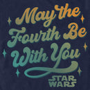 Men's Star Wars May the Fourth Be With You Retro Logo T-Shirt