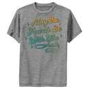 Boy's Star Wars May the Fourth Be With You Retro Logo Performance Tee