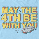 Men's Star Wars Millennium Falcon May the 4th Be With You T-Shirt