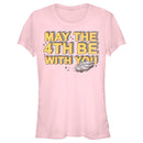 Junior's Star Wars Millennium Falcon May the 4th Be With You T-Shirt