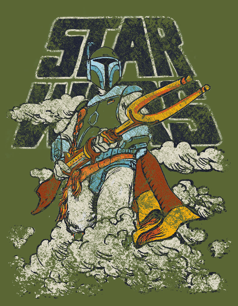 Men's Star Wars Boba Fett in the Clouds T-Shirt