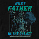 Men's Star Wars Darth Vader and Death Star Best Father in the Galaxy T-Shirt