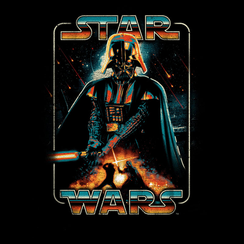 Boy's Star Wars: A New Hope Retro Darth Vader Poster T-Shirt