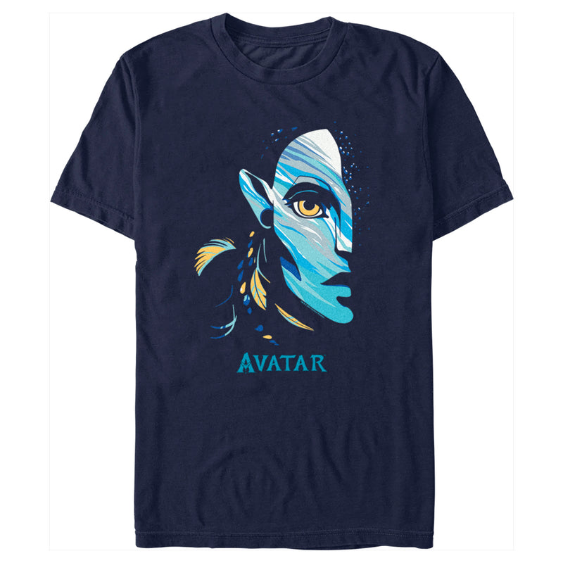 Men's Avatar: The Way of Water Neytiri Face Logo T-Shirt