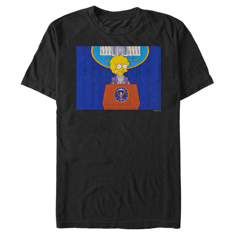 Men's The Simpsons Lisa for President T-Shirt