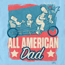 Men's The Simpsons Father's Day All American Dad Poster T-Shirt