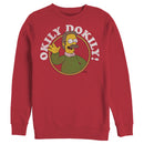 Men's The Simpsons Ned Flanders Okily Dokily Sweatshirt