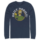 Men's The Simpsons Ned Flanders Okily Dokily Long Sleeve Shirt